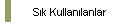 Sk Kullanlanlar